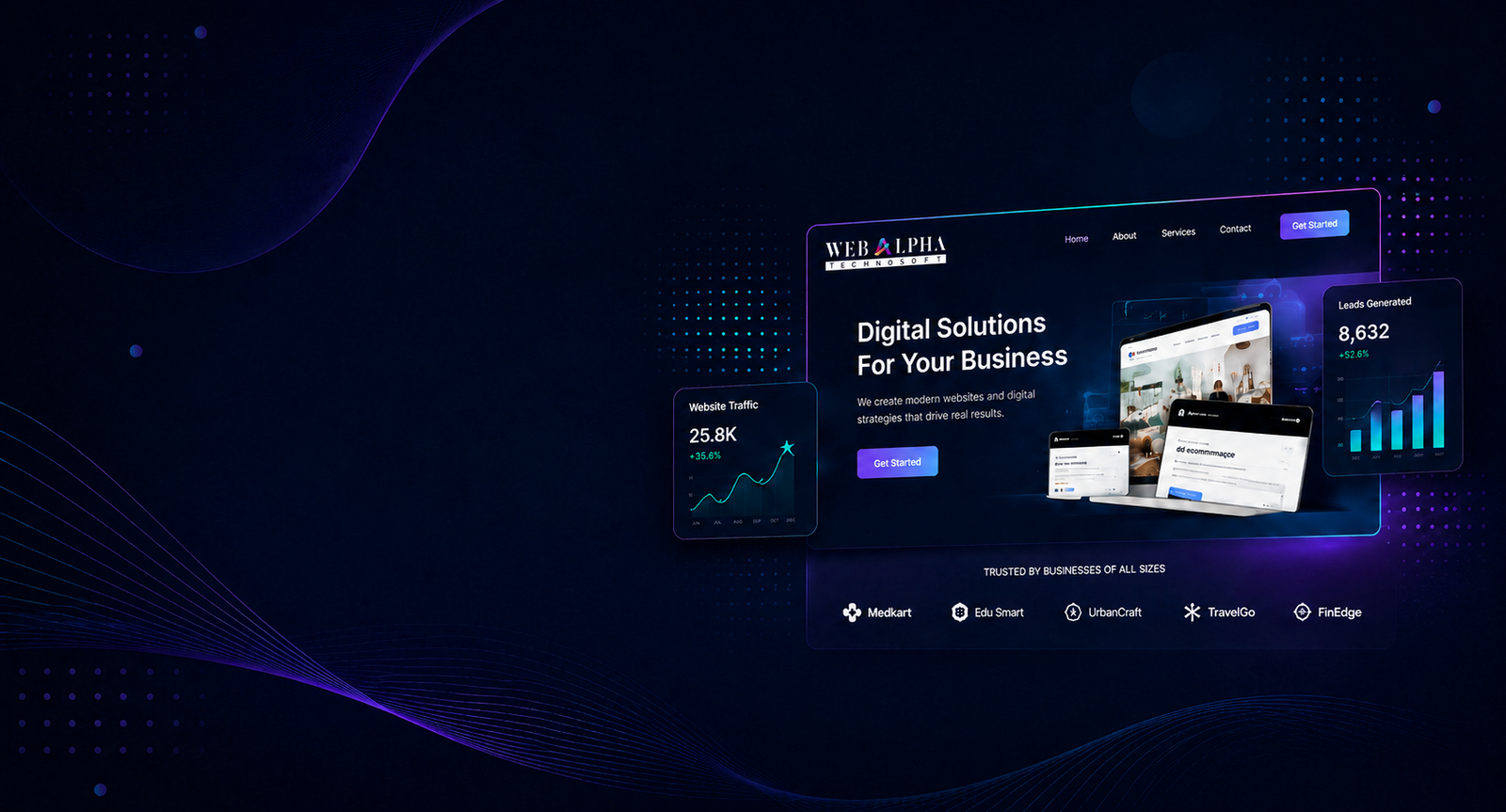 WebAlpha Banner Visual